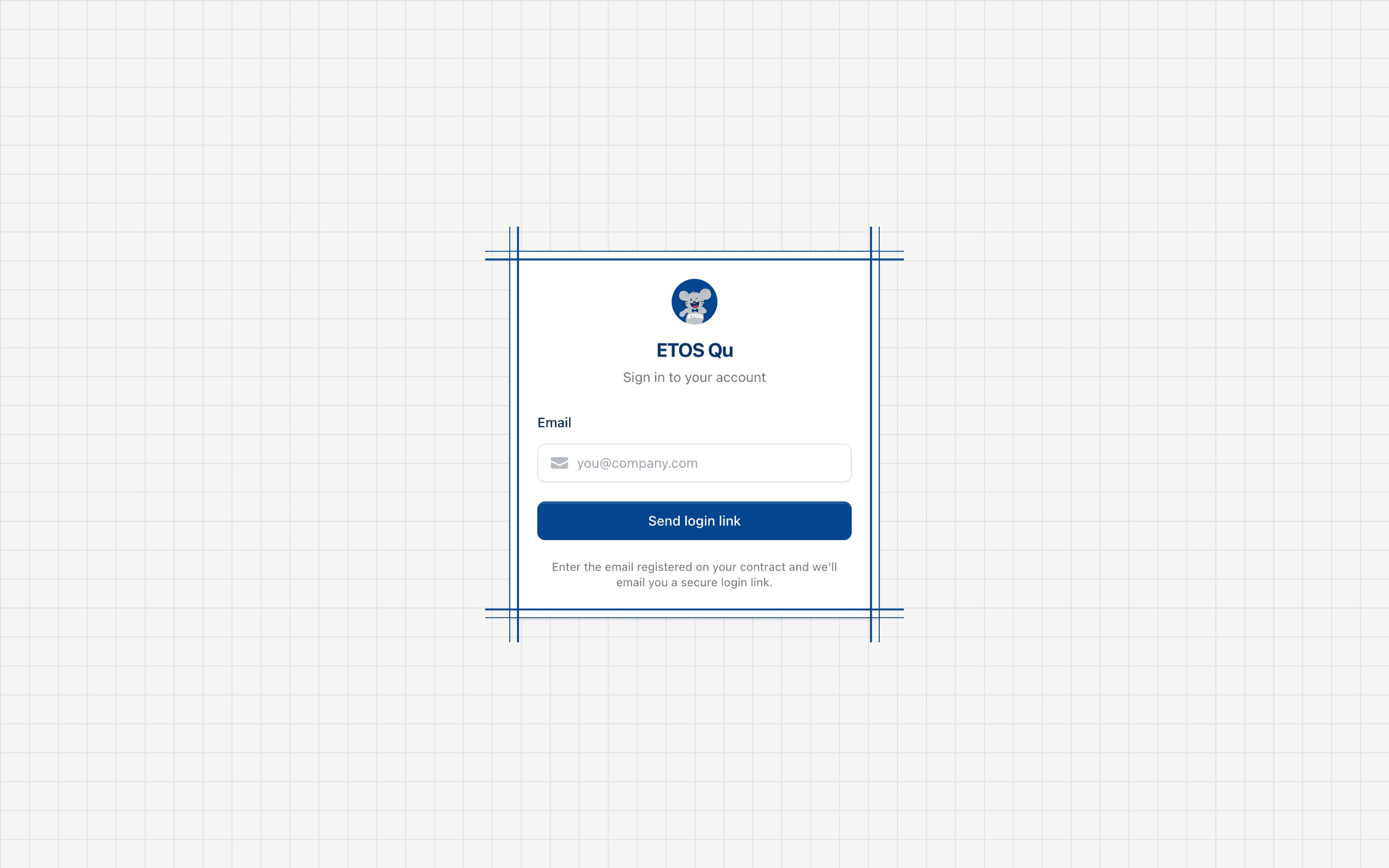 Halaman login magic-link